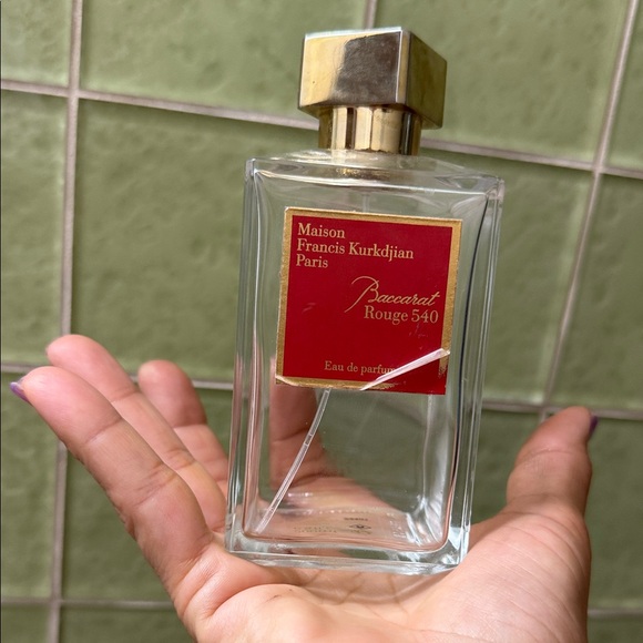 Maison Francis Kurkdjian Baccarat Rouge 540 Perfume with Gold Cap  Empty Bottle, - Picture 3 of 4